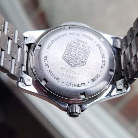 Tag Heuer WK2116.BA0311 Mens 2000 Series Automatic Watch Silver Stainless Steel - Picture 8 of 15